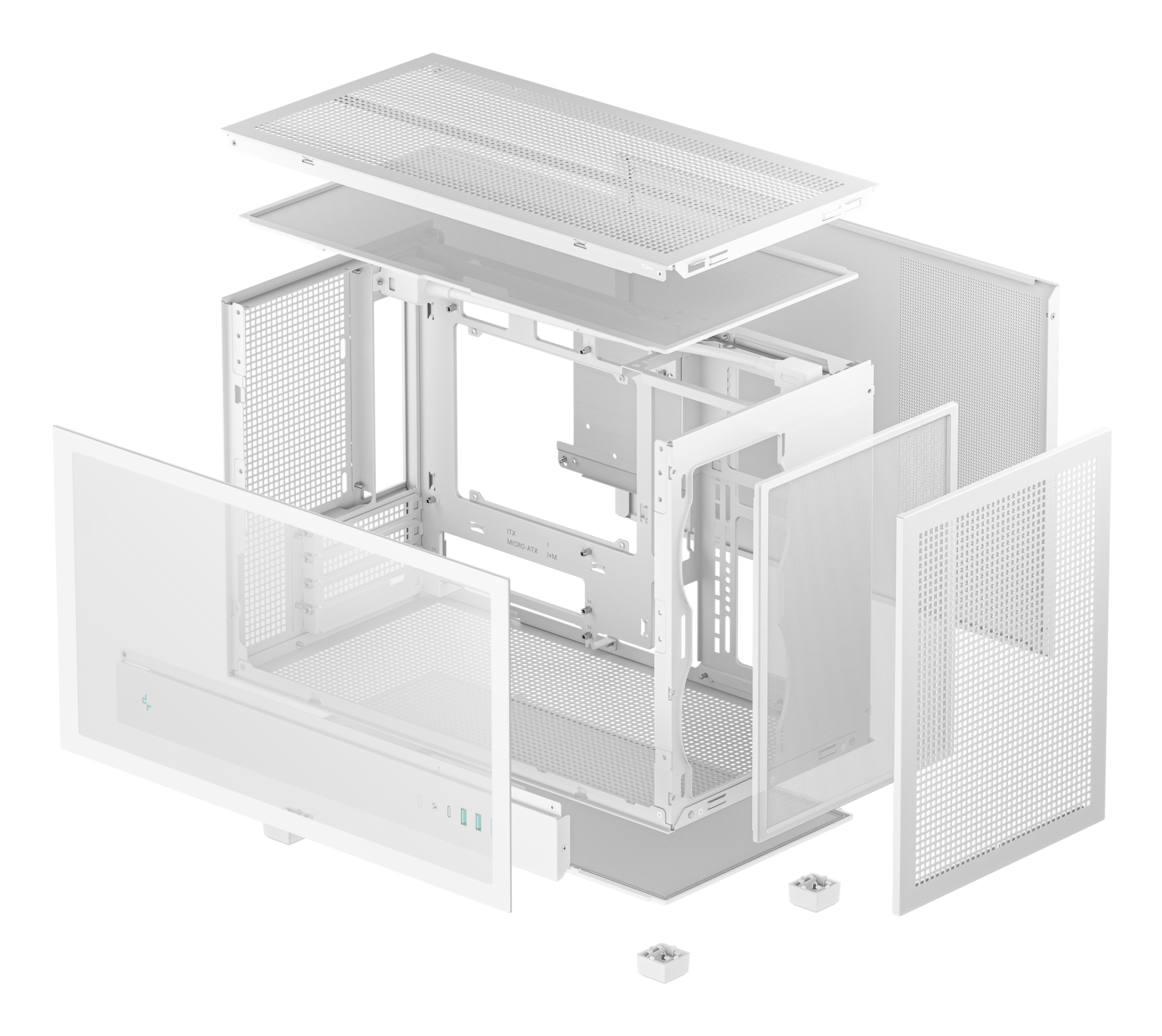 Deepcool CH260 WH Micro Tower Weiß