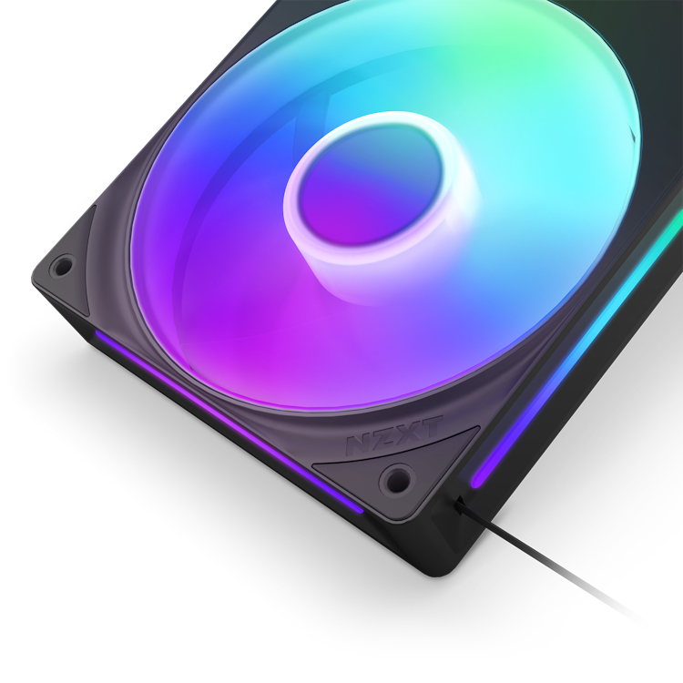 NZXT F Series F280 RGB Core Gehäuse-Lüfter 2x 140 mm Mattes Weiß