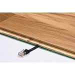 Wentronic Goobay CAT 6 Flach-Patchkabel, U/FTP, Schwarz, 20 m - Kupfermaterial (94239)