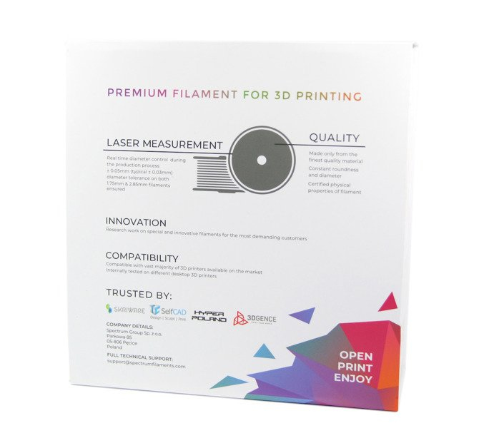 Spectrum Filaments PLA Premium 3D Filament 1,75 mm Fluoreszierend Grün 1 kg