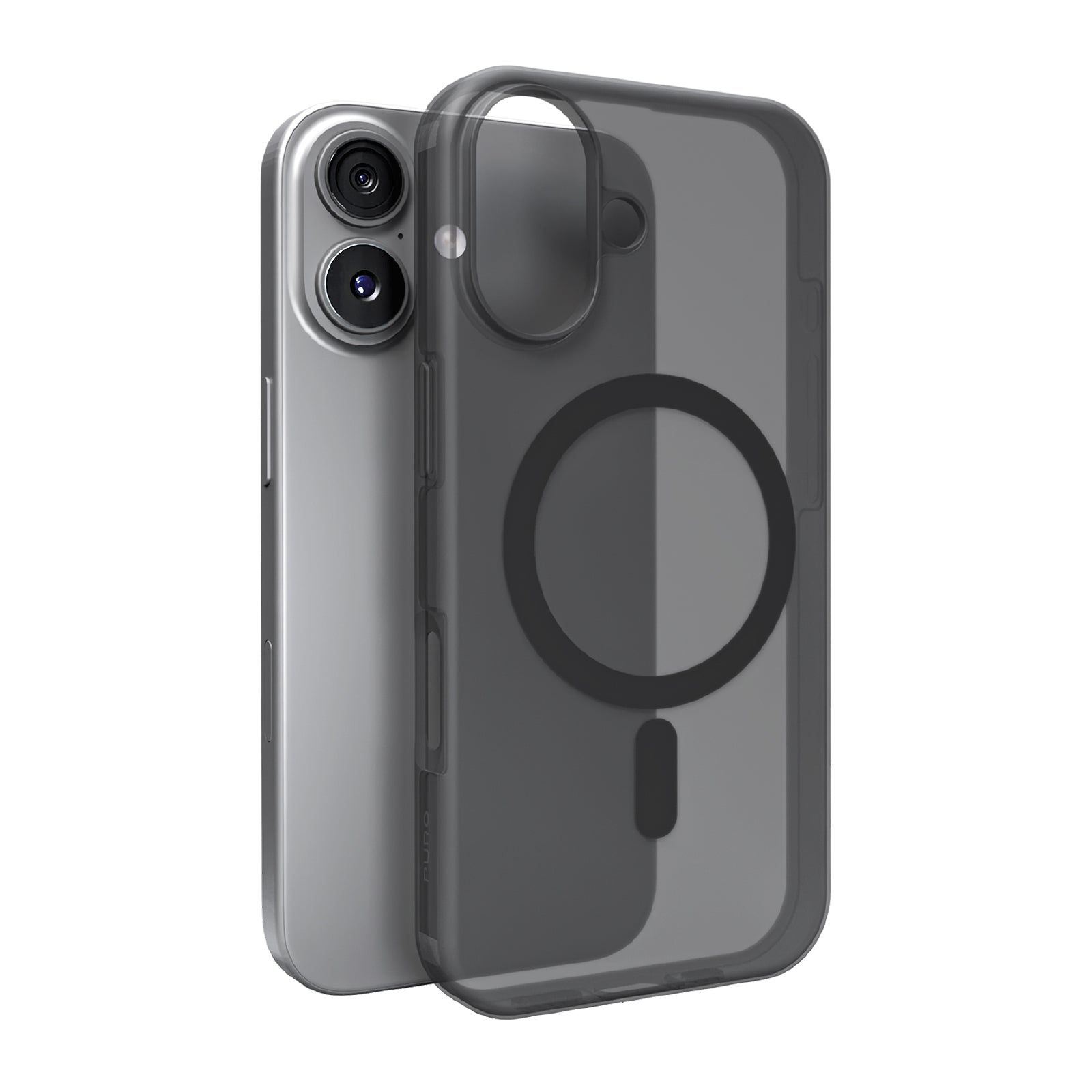 Puro Daylight Silikon-Schutzhülle für Apple iPhone 17 MagSafe Schwarz