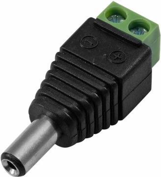 EUROLITE Adapter Hohlstecker/Schraubklemme männlich (50532025)