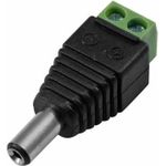 EUROLITE Adapter Hohlstecker/Schraubklemme männlich (50532025)