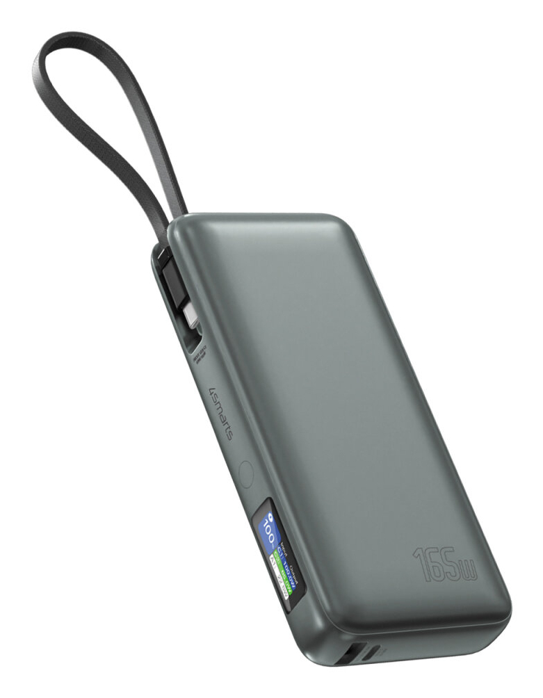 4smarts 541603 Powerbank 20000 mAh Grau