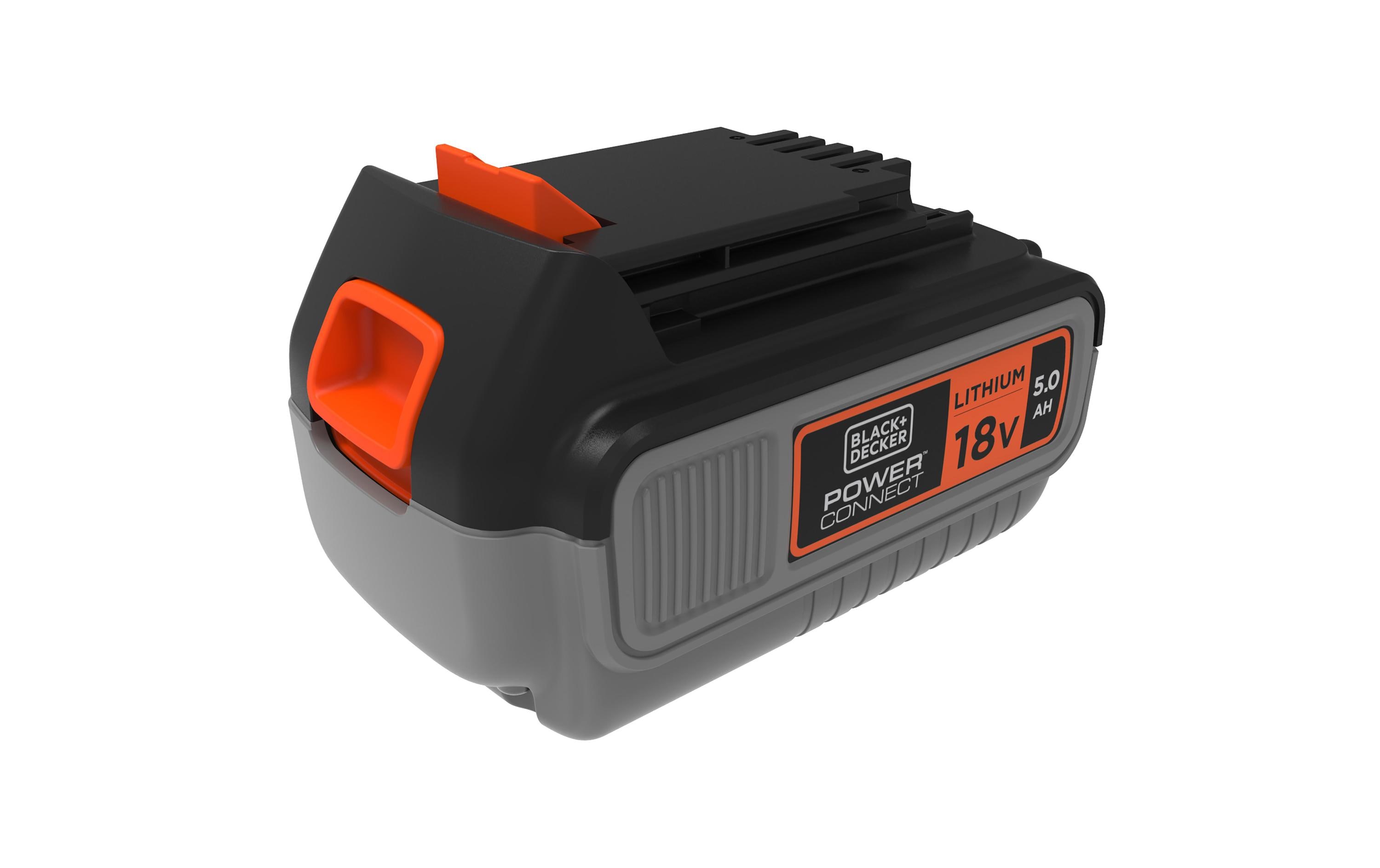 Black & Decker Power Connect BL5018-XJ 18 V 5 Ah Akku Schwarz, Grau