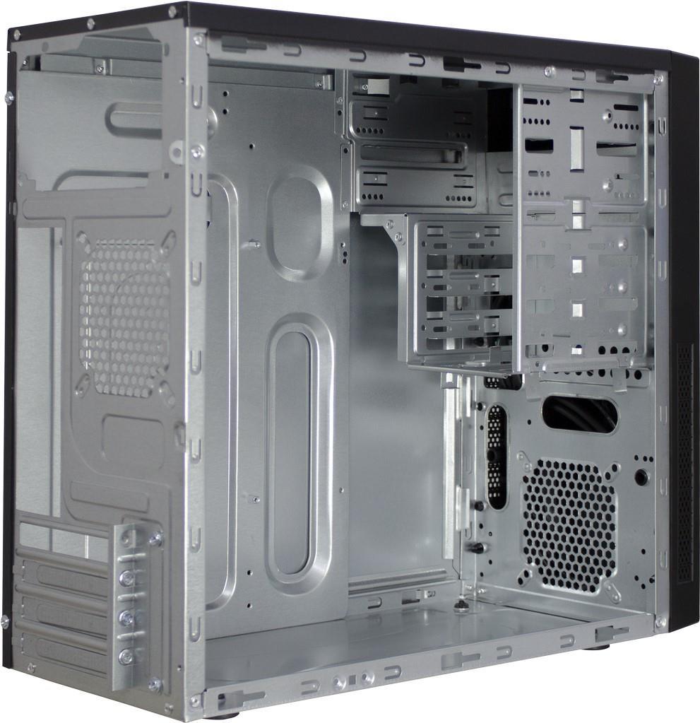 Inter-Tech IT-6865 Micro Tower Micro ATX mit USB Type-C Schwarz