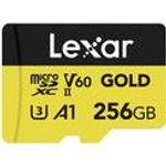Lexar 256GB microSDXC Professional GOLD UHS-II A1 C10 U3 V60 (LMSGOLD256G-BNNNG)