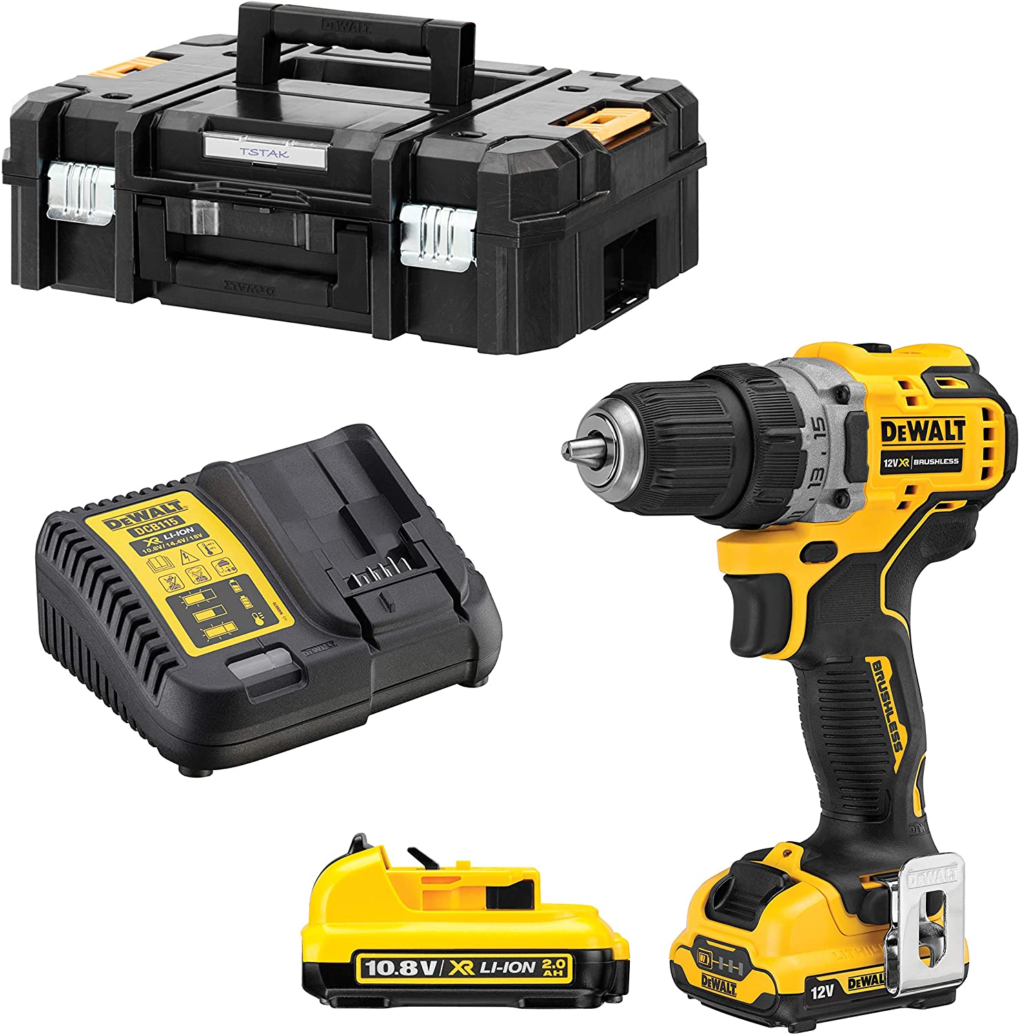 Dewalt DCD701D2-QW, Akkubohrer (DCD701D2-QW)