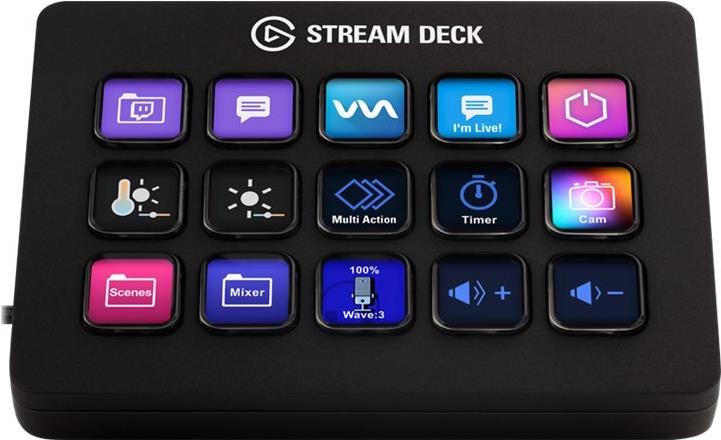 Elgato Stream Deck MK.2 Tastenfeld 15 Tasten USB-C Schwarz