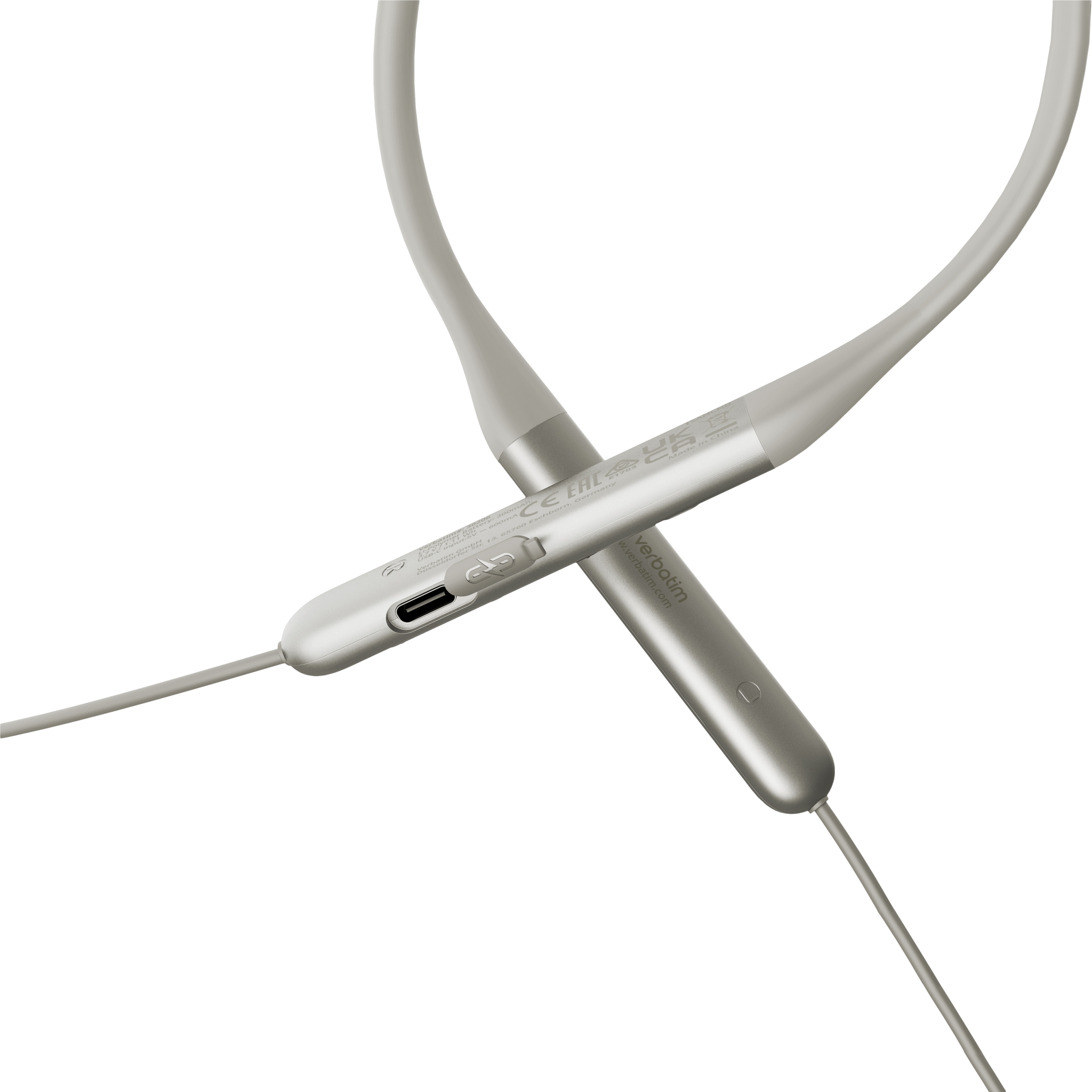 Verbatim TruSound ANC Neckband Grau