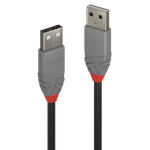 Lindy 5m USB 2.0 Typ A Kabel, Anthra Line USB Typ A Stecker an Stecker (36695)