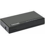 INTELLINET 5-Port Gigabit Ethernet Switch Desktop-Format, Kunststoffgehäuse, IEEE 802.3az (Energy Efficient Ethernet), schwarz (561747)