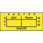 HellermannTyton GmbH Hellermann QPRUEFYPH-103-YEPrüfstatusetiketten Geprüft ge 590-00162 (590-00162)