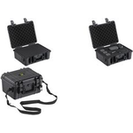 allit Universalkoffer DinoPlus Outdoor >F< 18, schwarz aus schlagfestem Polypropylen (PP), mit Schaumstoffeinlage, - 1 Stück (458830)