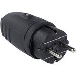 as - Schwabe 60410 Schutzkontaktstecker 230 V Schwarz IP44 (60410)