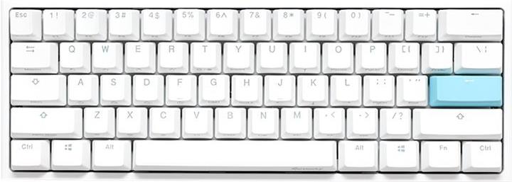 Ducky One 2 Pro Mini White Edition Gaming Tastatur, RGB LED - Kailh Brown (US) (DKON2061ST-KUSPDWWTK2)