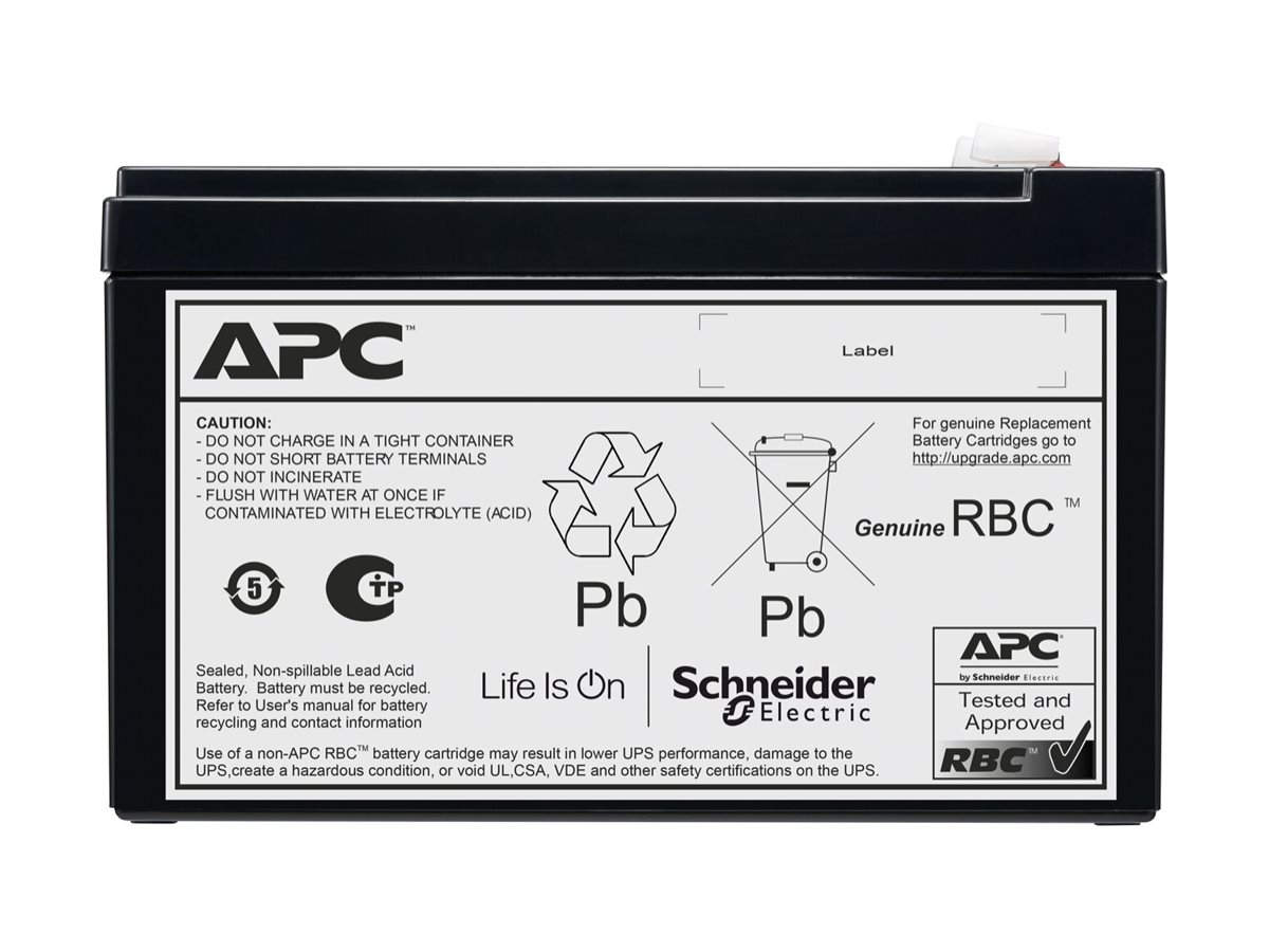 APC APCRBCV210 USV-Ersatzbatterie 7 Ah 12 V Schwarz