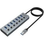 Akasa Connect 7 IPS - USB Hub (AK-HB-21BKCM)