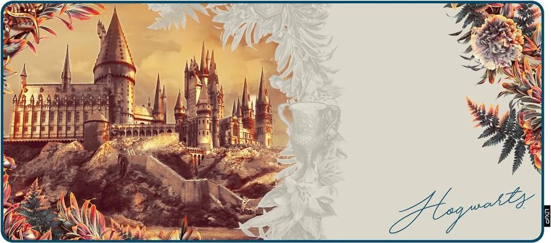 Lexip Harry Potter Floral XXL Gaming Mousepad 900x400x4 mm Stoffoberfläche (WAXLXMP0016)