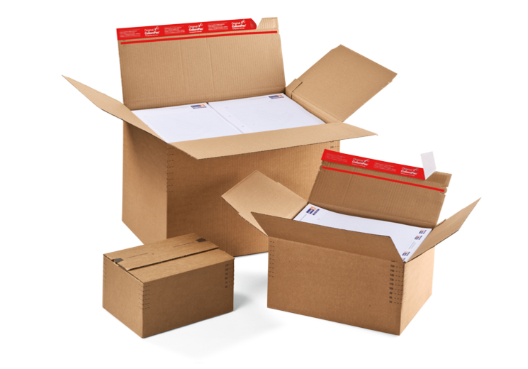ColomPac CP141.101 Verpackungsbox 229 x 164 x 115 mm Karton Selbstklebend 10 Stück Braun