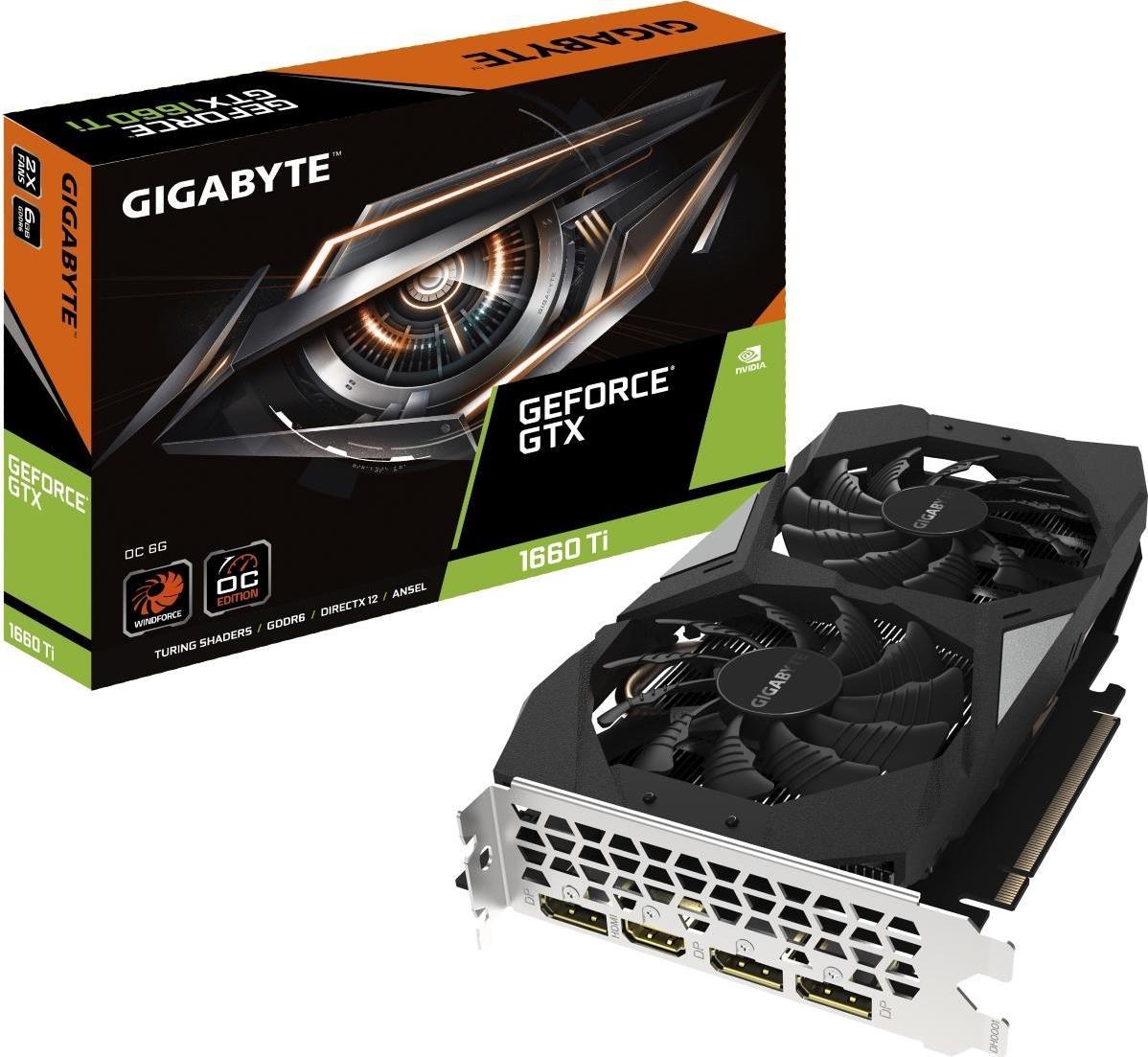 Gigabyte GeForce GTX 1660 Ti OC 6G (GV-N166TOC-6GD)