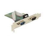 Delock PCI Express Karte zu 2 x Seriell RS-232 (89555)