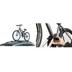 Fischer Dach-Fahrradträger für 1 Fahrrad, 15 kg Tragkraft, Aluminiumarm, TÜV GS-geprüft 1 Stück (18093)