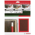Bosch Accessories Universal Remove Prepare Finish 2609256C39 Handschleifpapier-Set Körnung 60, 120, 240 (L x B) 230 mm x 280 mm 1 Set