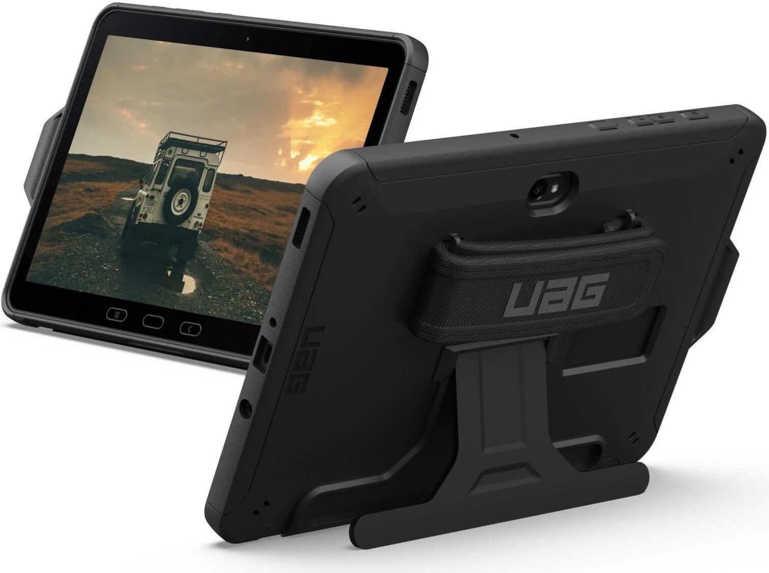 Urban Armor Gear UAG Scout Handstrap & Kickstand Case| Samsung Galaxy Tab Active4 (224451B14040)