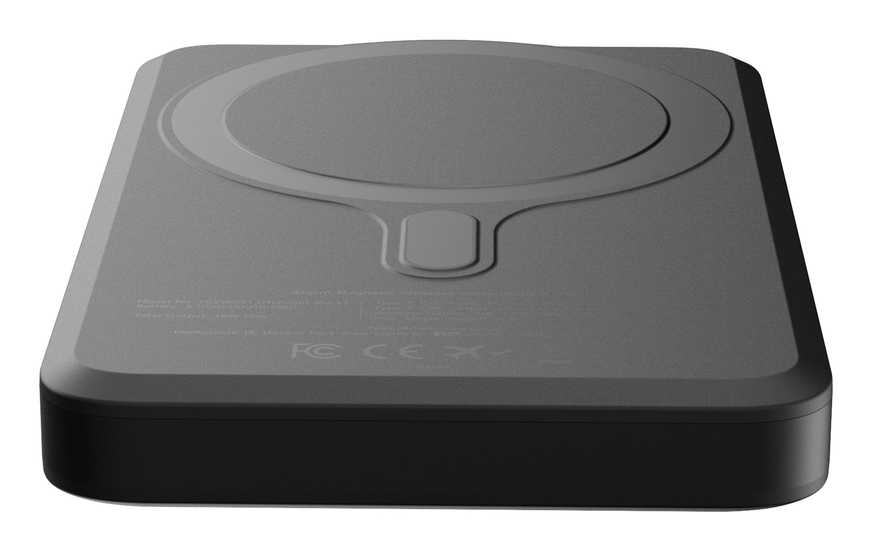 Xtorm Fuel Series 5 Magnetic Wireless Powerbank 5.000 mAh 15W Qi 18W USB-C Midnight Schwarz