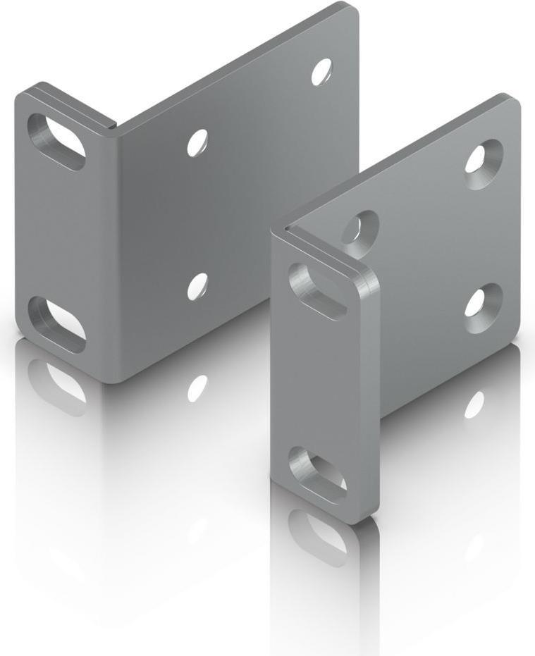 Ubiquiti Replacement rack ears for devices with included Precision Rack Mount inserts and screws. (UACC-RACK-EAR-1U)