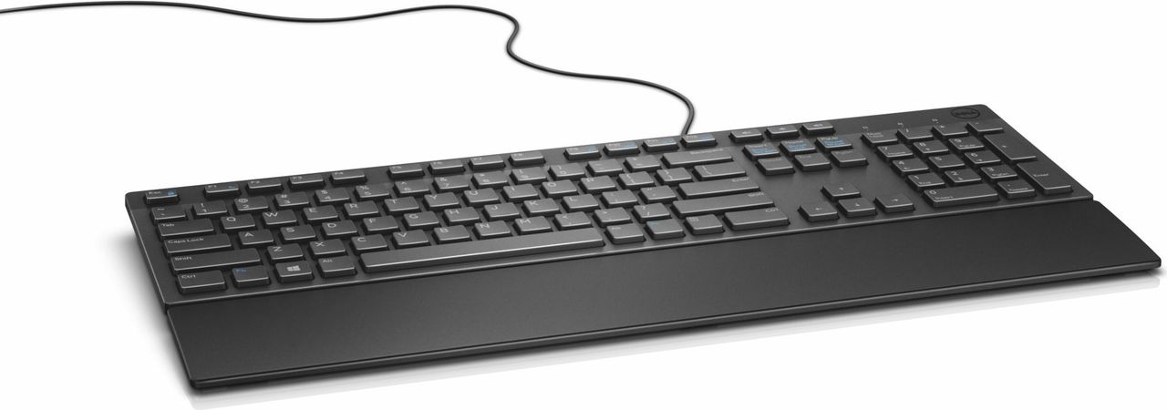 Keyboard USB Dell KB216 Multimedia black (580-ADGR)
