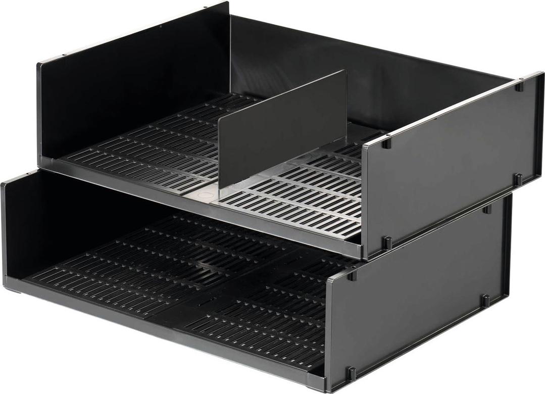 DURABLE Hunke & Jochheim Briefablageschale OPTIMO, DIN A3 Querformat, 436 x 105 x 333 mm, anthrazit (1700786058)