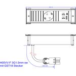 Bachmann KAPSA S 1xCEE7/3 1xUSB A&C (927.701)