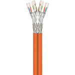 Wentronic GoobayCat.7 RohkabelA Duplex-Netzwerkkabel, S/FTP (PiMF), Orange, 500 m - CU, AWG 23/1 (solid), LSZH (91892)