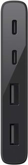 Belkin USB-C 4-Port Mini Hub - Hub - 4 x SuperSpeed USB3.0 - Desktop (F4U090BTLBK)