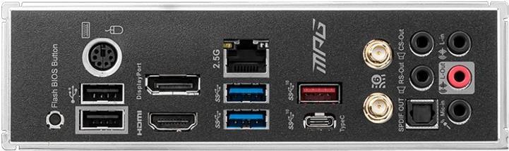 MSI MPG B550 GAMING EDGE WIFI ATX AM4 Socket Dual Channel DDR4 (7C91-008R)