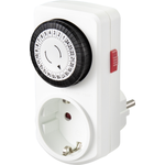 Sygonix SY-5042668 Steckdosen-Zeitschaltuhr analog Tagesprogramm 3680 W IP20 Dauerbetrieb (SY-5042668)