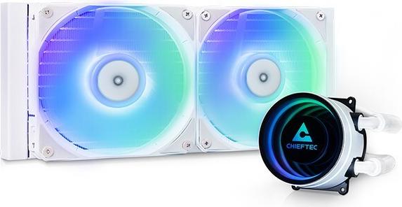 Chieftec ICEBERG 240-RGB-W Computergehäuse All-in-One-Flüssigkeitskühler 12 cm Weiß (CLC-240-RGB-W)