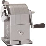 CARAN D'ACHE Spitzmaschine, manuell, 1-Loch, silber für Stifte und Pastelle mit Durchmesser von 4 bis 10 mm, - 1 Stück (455.200)