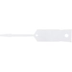 KS TOOLS Werkzeuge-Maschinen GmbH Schlüsselanhänger, blanko, 500 Stück, weiß (500.8018)