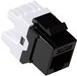 ACT CAT6 Keystone Jack unshielded punch down black. Type: C6 Black Keystone utp c6 punchdown bk (TD6012)