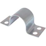 S/CONN maximum connectivity Mastschelle, Stahl verzinkt, mit Zusatzklemmriefen, Rohr 40 - 42 mm (89855)