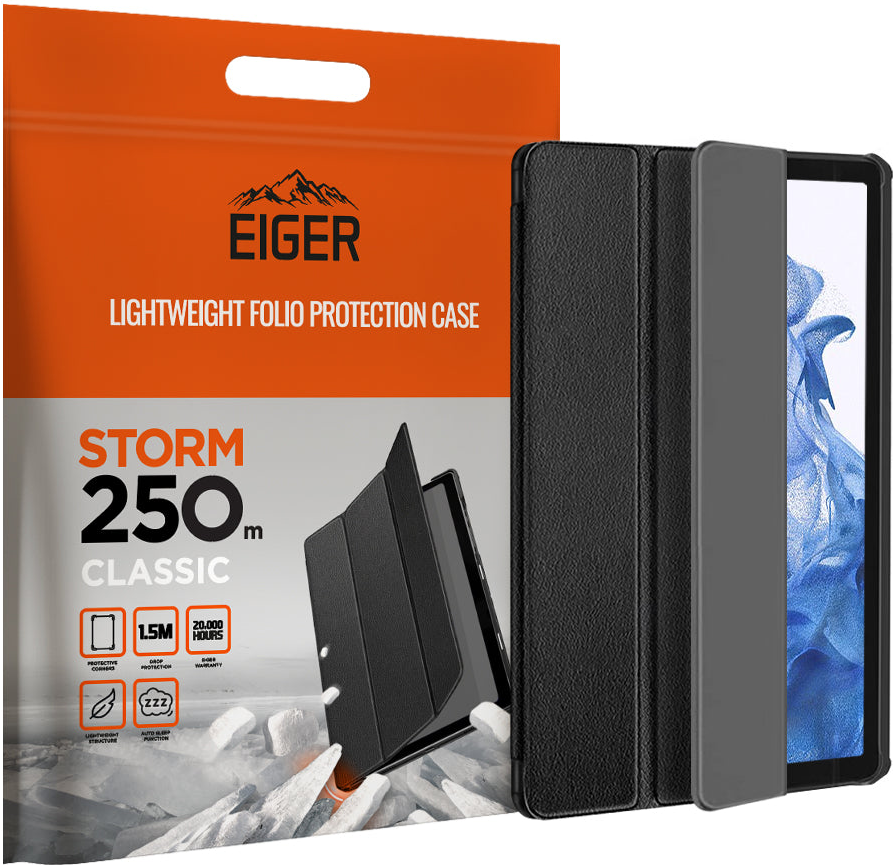 EIGER EGSR00132 Tablet-Schutzhülle 27,9 cm (11" ) Folio Schwarz (EGSR00132)