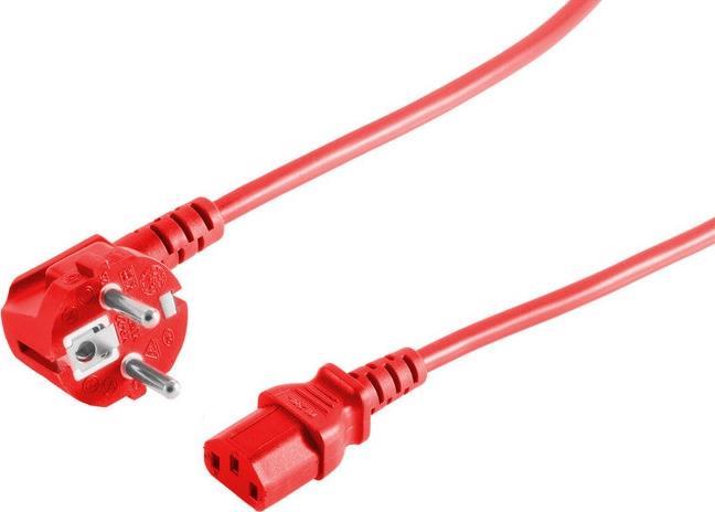 ShiverPeaks Kaltgeräte Netzkabel Schutzkontakt-Stecker abgewinkelt (09-05044)