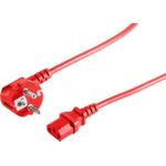 ShiverPeaks Kaltgeräte Netzkabel Schutzkontakt-Stecker abgewinkelt (09-05044)