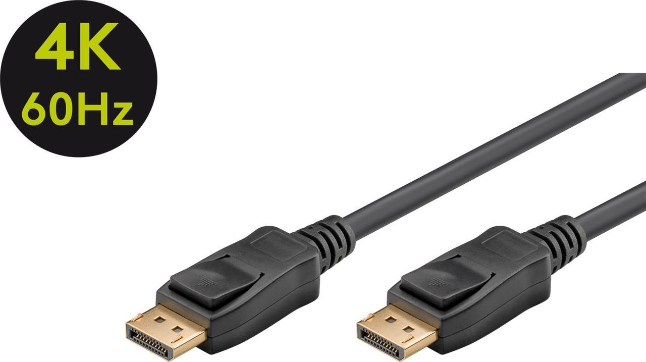 Goobay 61714 DisplayPort-Kabel 5 m Schwarz (61714)