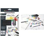 EBERHARD FABER Mixed-Media Set Artist Color, 13er Set Inhalt: 8x Doppelfasermaler Artist Color Dual Brush Pen, - 1 Stück (558213)