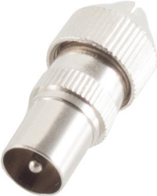 shiverpeaks BASIC-S Antennen 9,5 mm Koaxial-Stecker CE, Metall, im Polybeutel mit Eurolochung (BS82002)