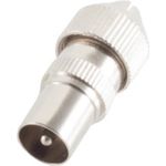 shiverpeaks BASIC-S Antennen 9,5 mm Koaxial-Stecker CE, Metall, im Polybeutel mit Eurolochung (BS82002)